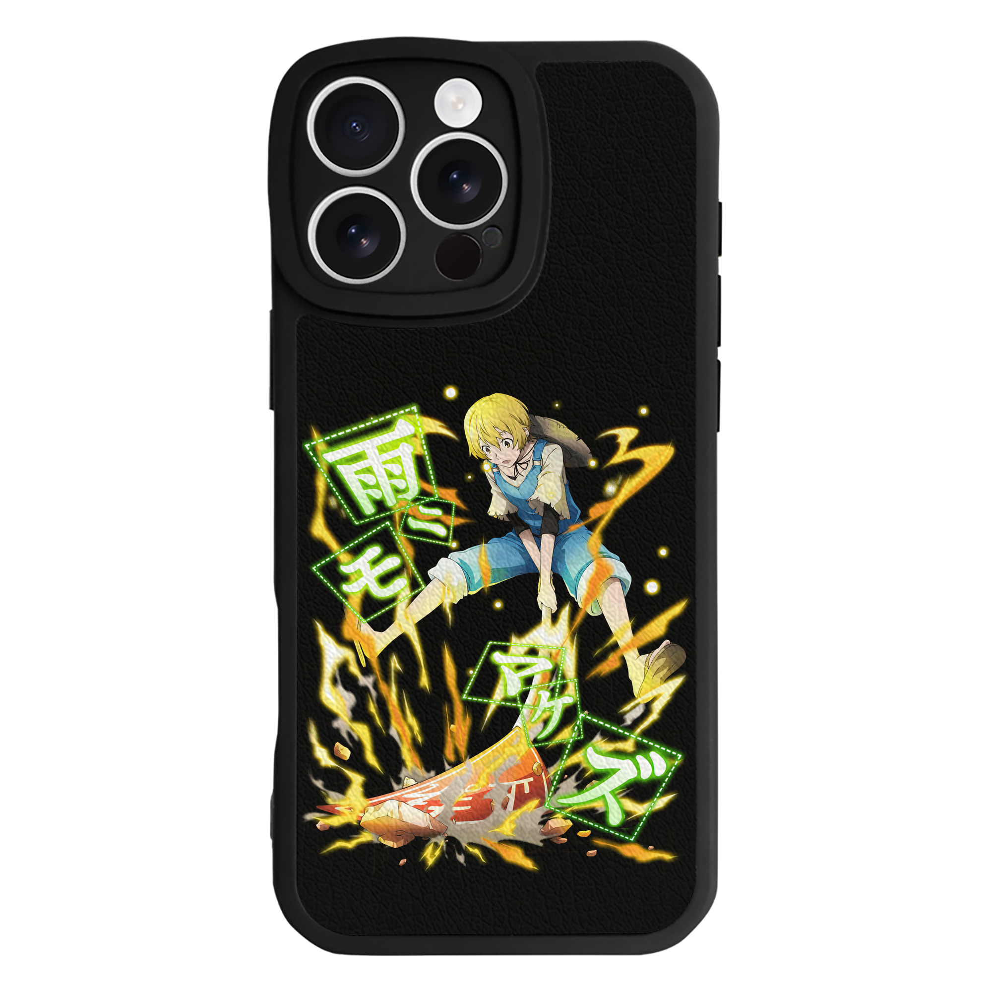（画像用） 文豪ストレイドッグス Bungo Stray Dogs 【iPhone 16シリーズ対応】シリコンスマホケース（レザー調） 材質：シリコン